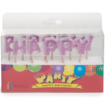 Свечи "Happy Birthday"