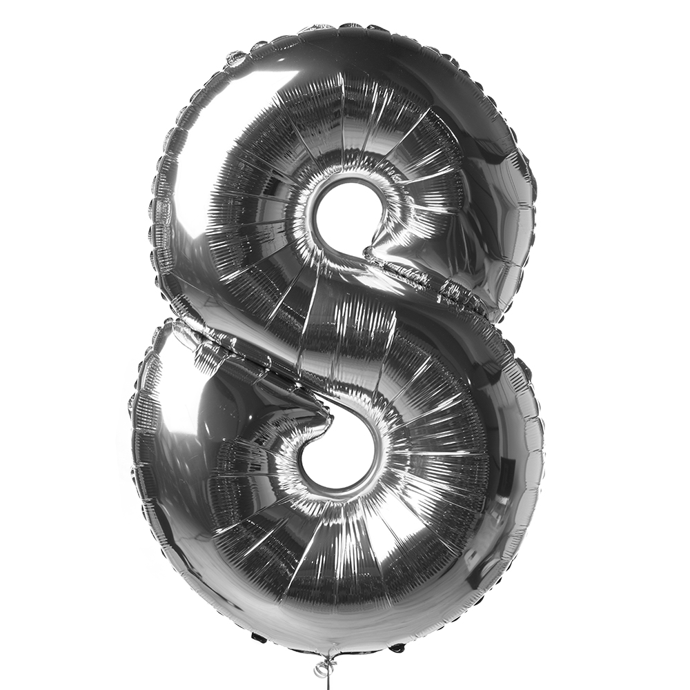 Шар "Цифра 8" Серебро Шар "Цифра 8" Серебро
